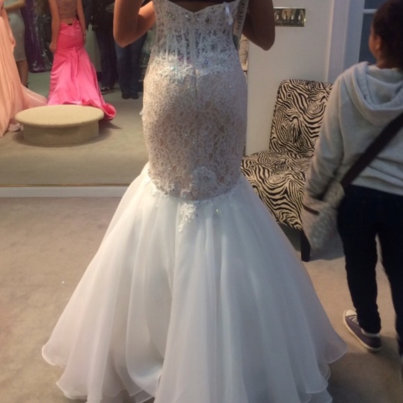 Dresses Mermaid Cream Colored Prom Dress Poshmark